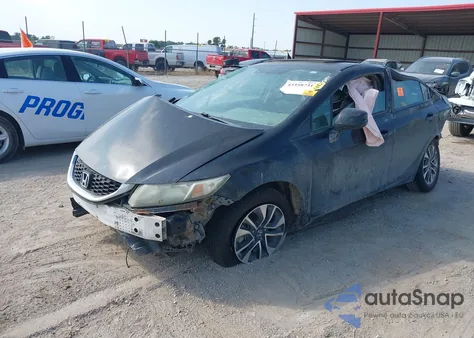 2013 Honda Civic Ex-L from USA, damaged, VIN 19XFB2F9XDE248792